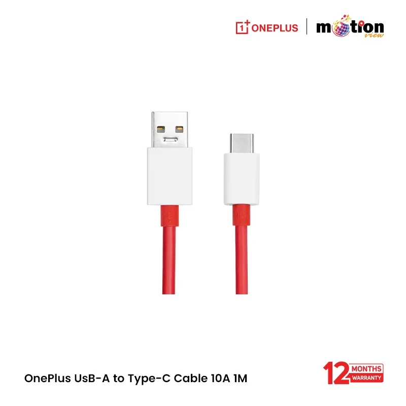 OnePlus USB-A to Type-C Cable 10A 1M