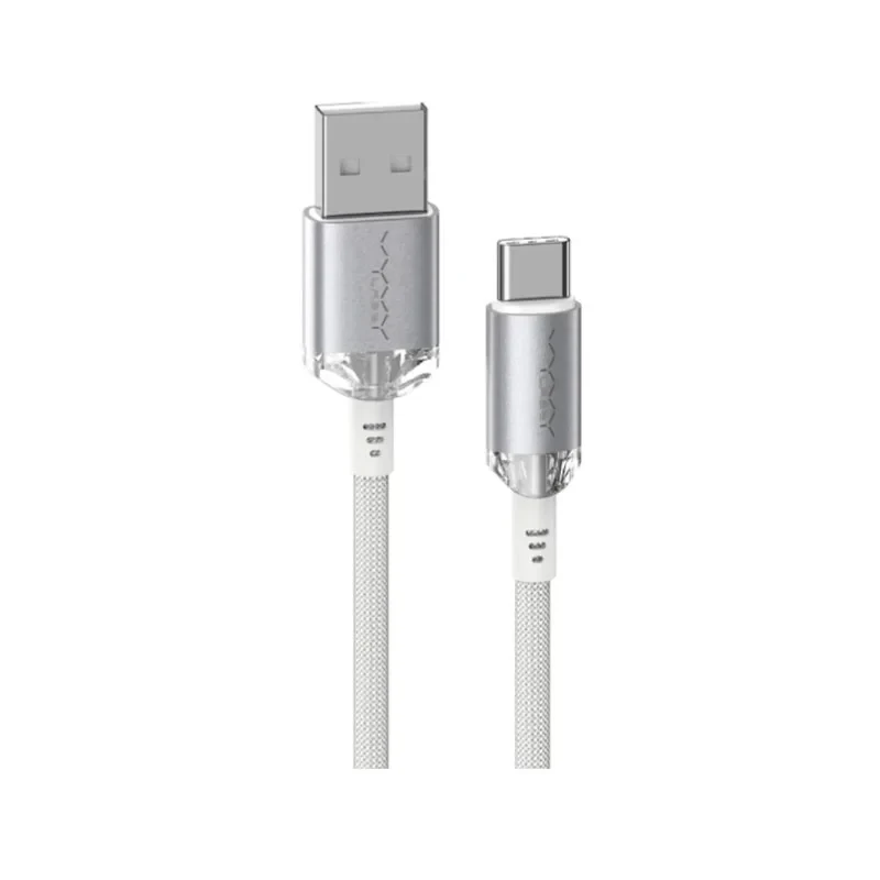 Vyvylabs Crystal Series Fast Charging Data Cable USB to Type-C 3A 1M