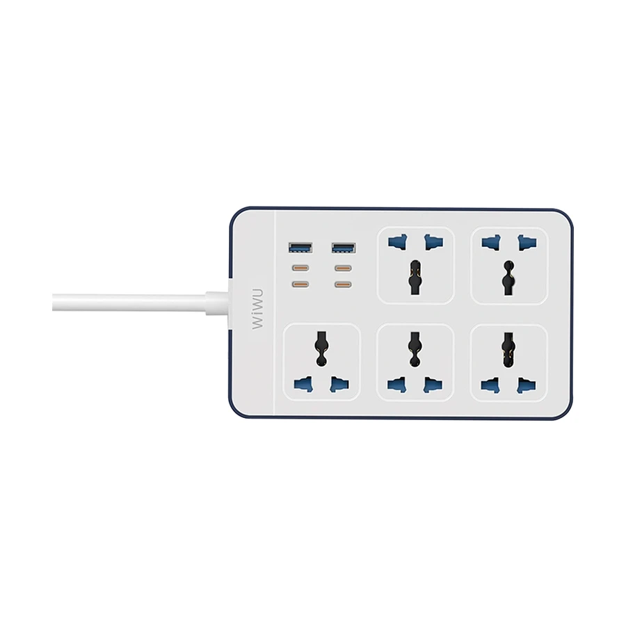 WiWU Wi-S006 20W 3 Pin 5 Port Power Strip