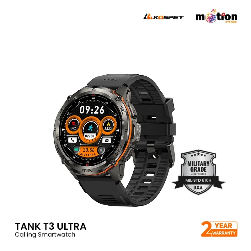 Kospet Tank T3 Ultra Calling with GPS Smart watch