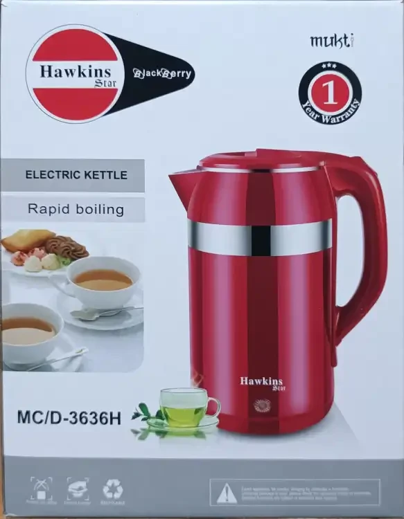 Hawkins Star MCD-3636H Electric Kettle - 2.5 Liter