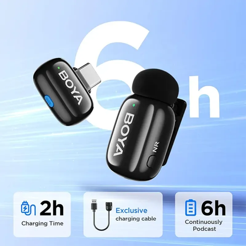 Boya Mini-17 Ultra-Compact Wireless Microphone for Type-C Device