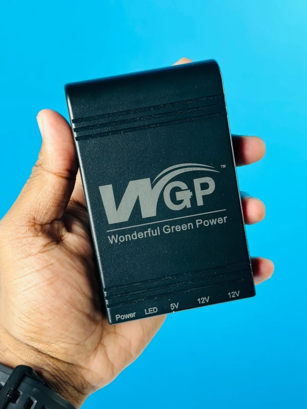 WGP Mini UPS 8800mAh 5V/12V/12V Output - Backup up to 8 Hours