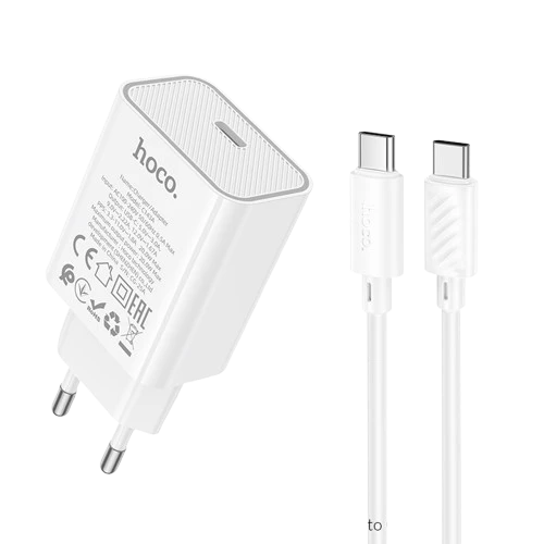 Hoco C143A Benefit 20W Fast Charging Adapter with Cable EU