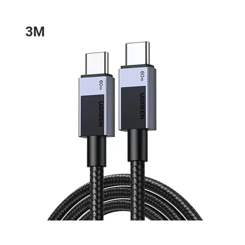 Ugreen L524 3A USB-C to USB-C PD Fast Charging Braided Cable