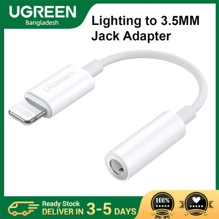 Ugreen US212 (30759) Lighting to 3.5MM Jack Adapter