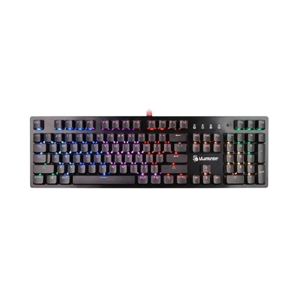 A4Tech Bloody B820R Light Strike RGB Animation LK Switch Gaming Keyboard (With Extra Dual Color & 8 Keycaps)