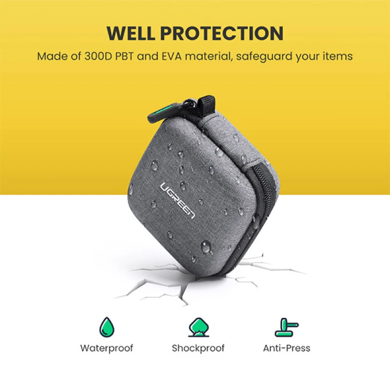 Ugreen LP128 (70577) Earphone Carrying Case Bag