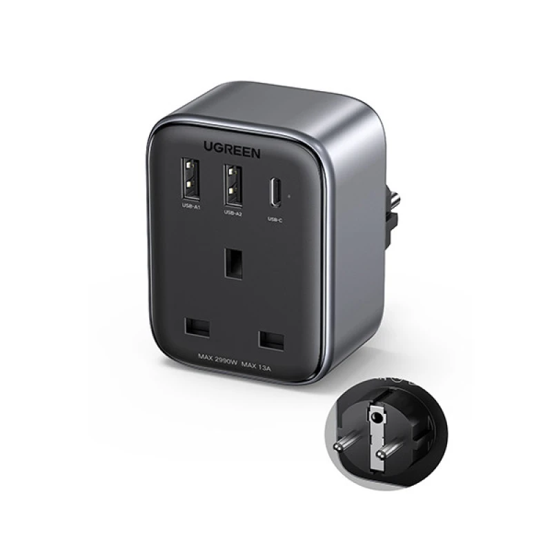 Ugreen CD314 (15290) 4-in-1 Travel Plug Adapter