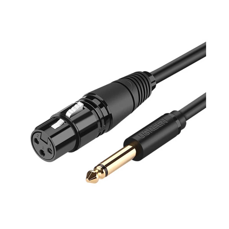 Ugreen AV131 6.5mm to Cannon Female AV Cable