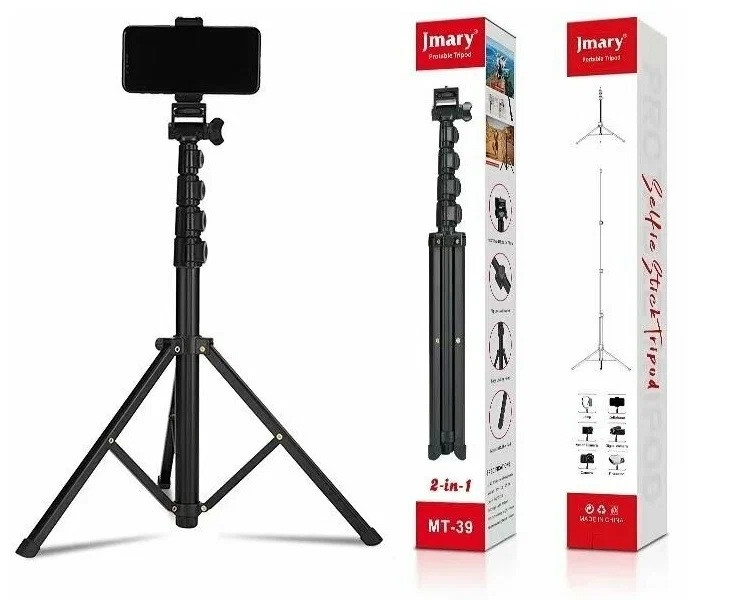 Jmary MT-40 2-in-1 Monopod Selfie Stick Tripod