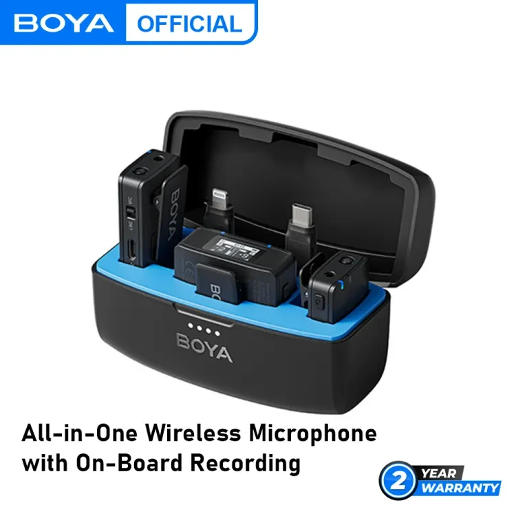 Boya Boyamic All-in-One Wireless Microphone with On-Board Recording