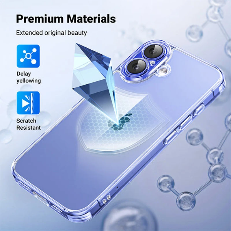 Ugreen CA106 (45918) Clear Protective Case for iPhone 16 Plus