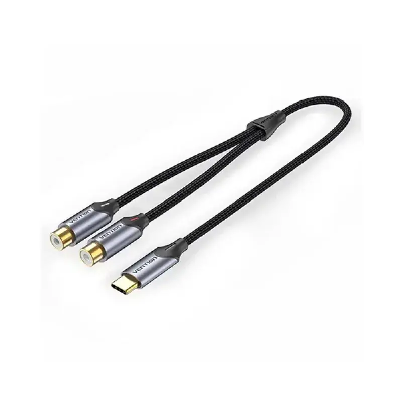 Vention BGVHF USB-C Male to 2-Female RCA Cable