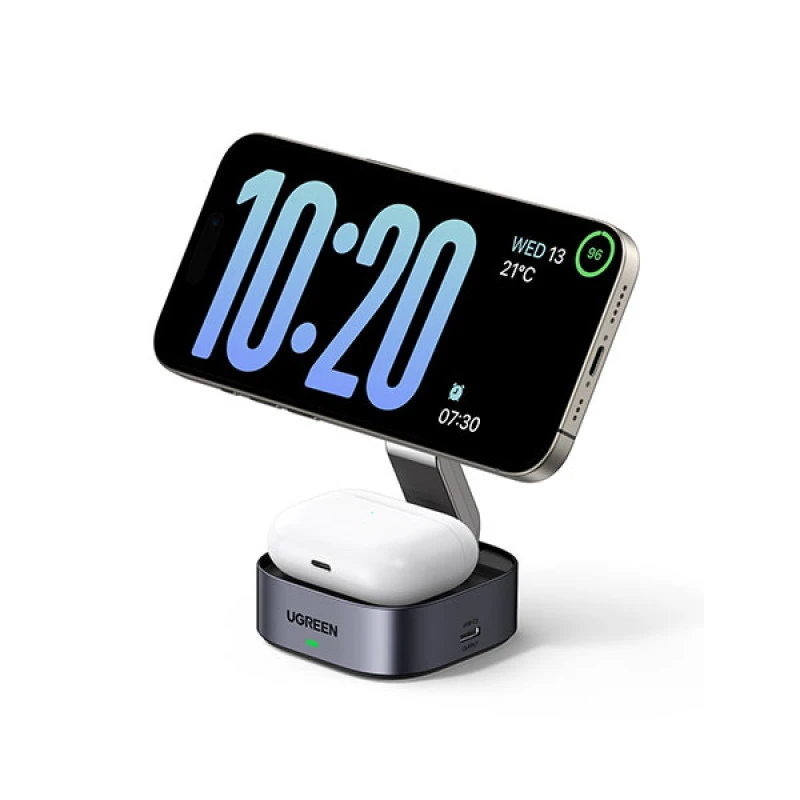 Ugreen W526 (35278) 2-in-1 Magnetic Wireless Charger