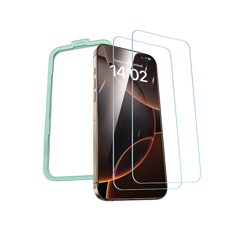 Ugreen SP630 (45974) HD Screen Protector with Installation Frame for iPhone 16 Pro Max - 2 Pack
