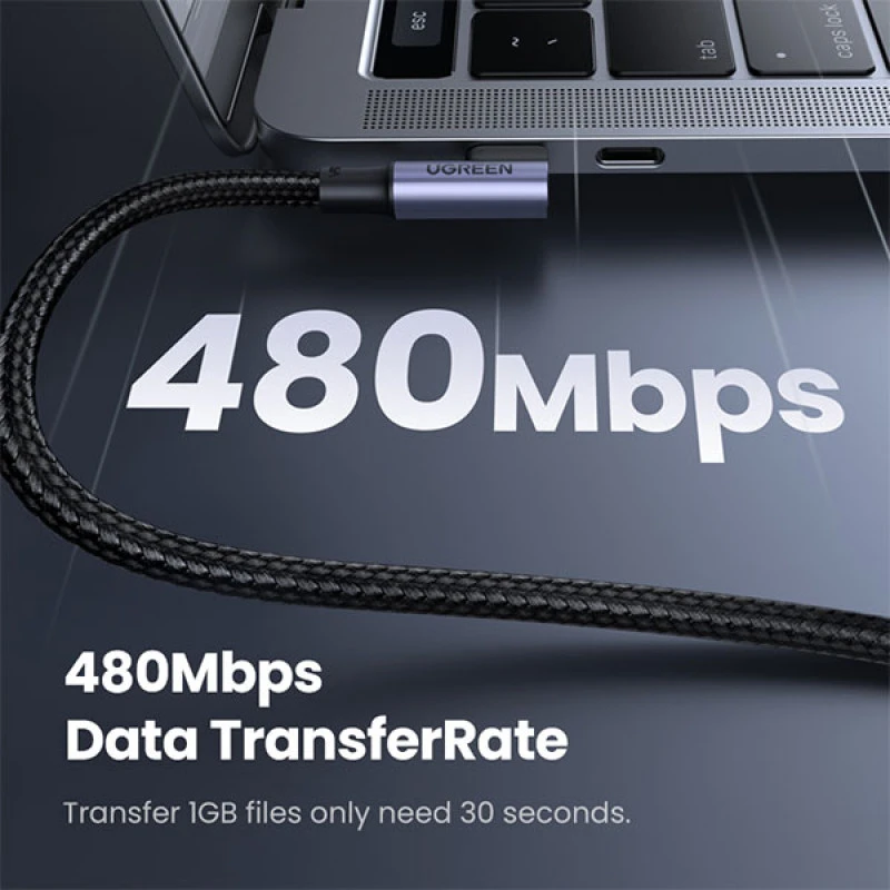 Ugreen US334 (70643) USB Type-C to Type-C Cable