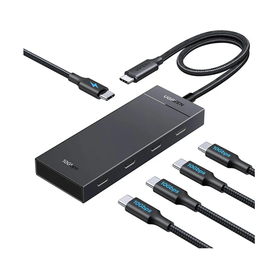 Ugreen CM806 (55334) Type-C Male to Quad Type-C Female Hub With PD