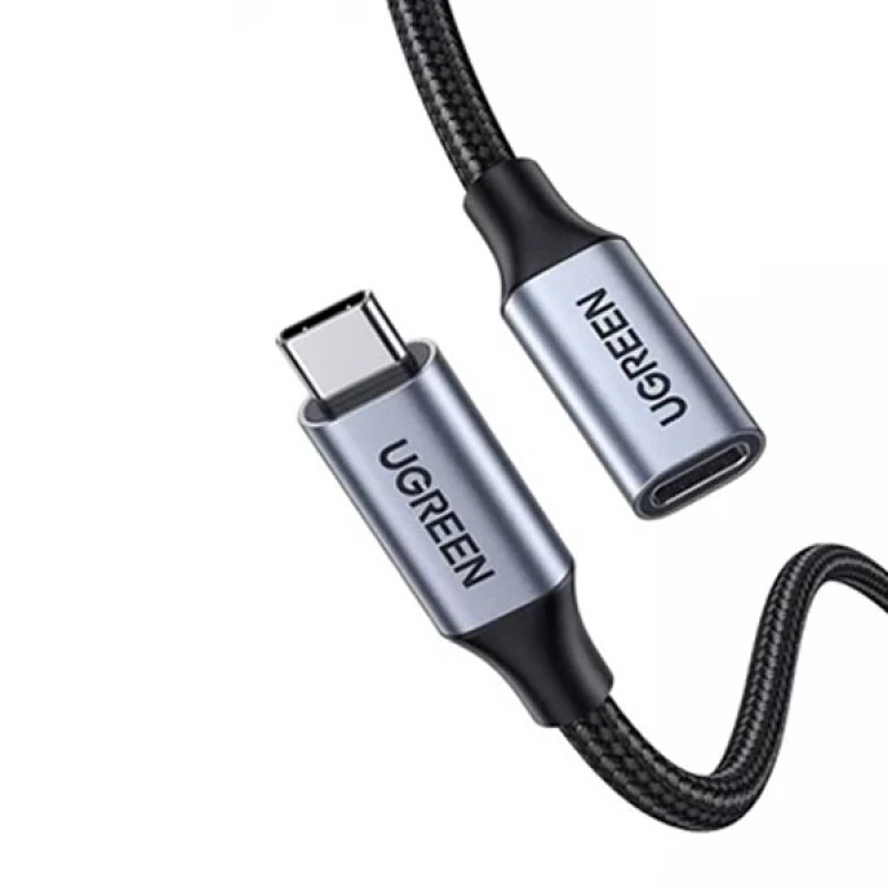 Ugreen US372 (80810) USB-C Male to Female Gen2 5A Braided Cable